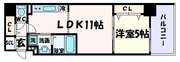 元町駅 徒歩7分 3階の物件間取画像